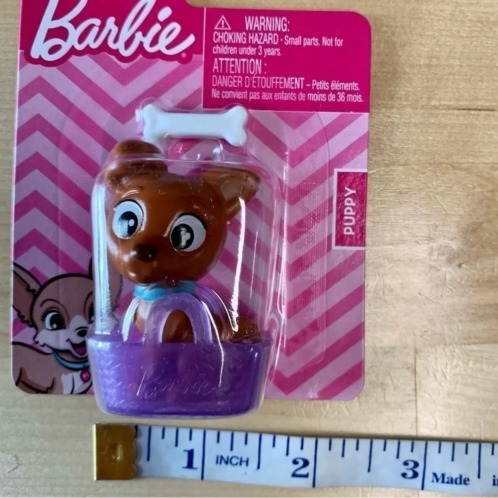 BARBIE Pet Animal Accessories with Tote Set of 3 Puppy Bunny Rabbit Kitt…